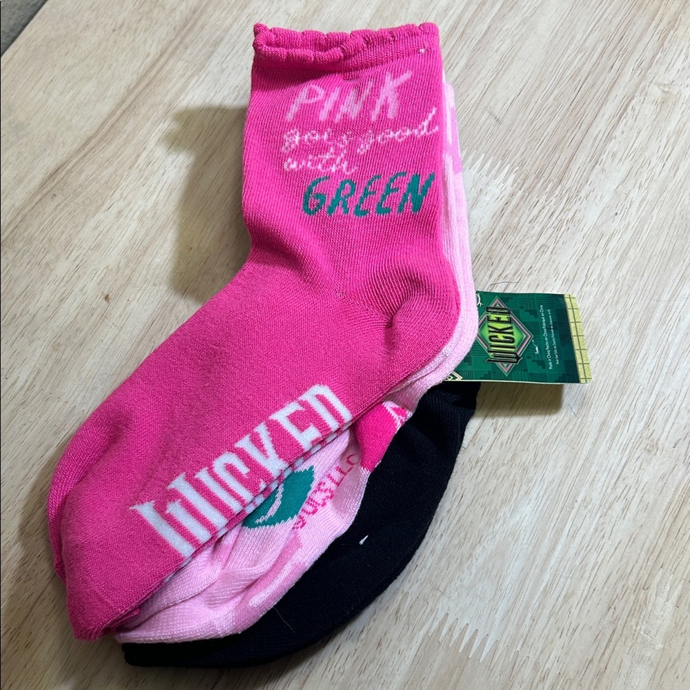 Girly 3 pack Wicked ankle socks super cute and soft. Great stocking stuffer!!!!